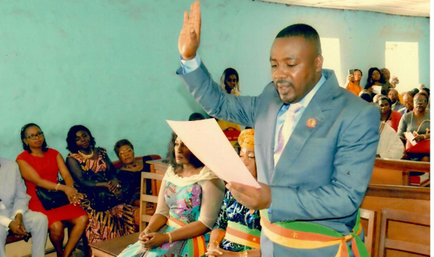 SWEARING IN OF THE CURRENT MAYOR OF BAMENDA I COUNCIL