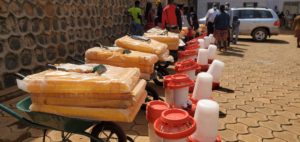 3000 day-old chicks, feed, drinkers, feeders and medication among others handed over to farmers Bamenda I Municipality by Bamenda I Council in partnership with United Nations Development Program to boost ( Poultry ) Faming in Bamenda I Municipal area.