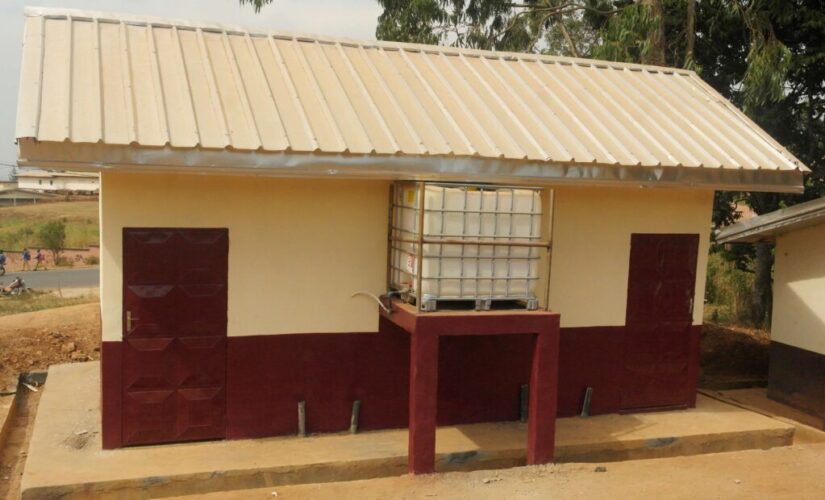 Construction of toilet at G S Abangoh in 2022